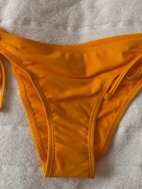 Hot Water Orange Tie-Side Bikini Bottoms